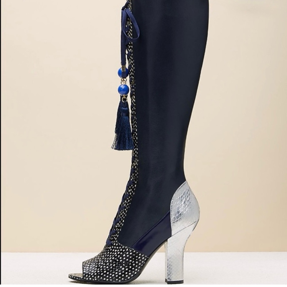 DVF Suki leather boots